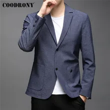 COODRONY – costume de marque pour homme, veste décontractée, manteau Blazer, doux et chaud, tenue d'affaires, nouvelle collection automne hiver, C8114 