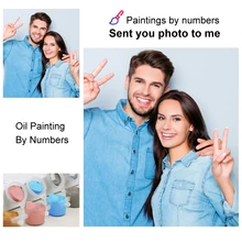 Pintura por números de foto personalizada DIY, dibujo para colorear, pinturas acrílicas, pintura al óleo cuadro pintar por números pintura oleo adultos cuadros para el hogar lienzos cuadros decorativos pintura numerada