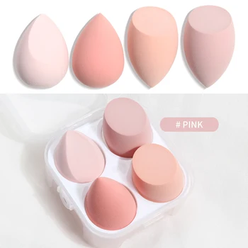 

Professional 4PCS Makeup Sponge Water Drop Shape Cosmetic Puff Face Liquid Foundation Cream Powder Puff Beauty Make Up Tools
