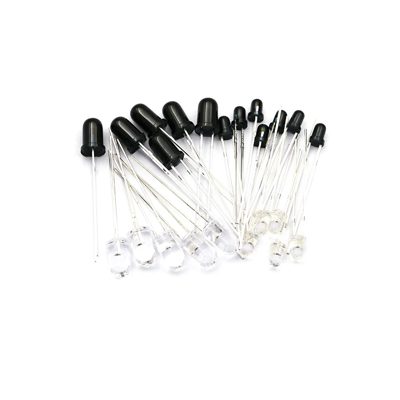 5mm 940nm LED VS1838B IR Emitting Diode Kit Transmitter Receiver Infrared Light Emitter Phototransistor Assortment Set Lamp Bulb - 502 - View #9