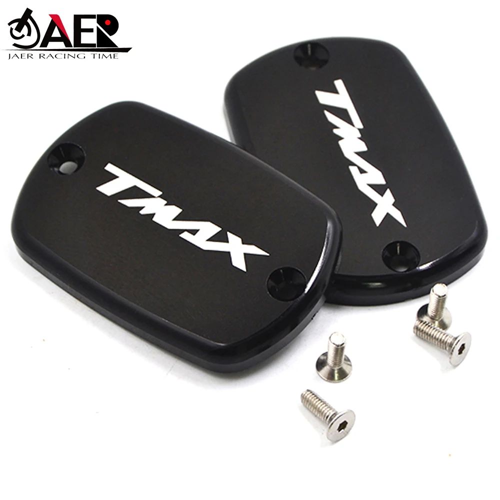 Motorcycle Brake Fluid Fuel Reservoir Tank Cap Cover For Yamaha Tmax