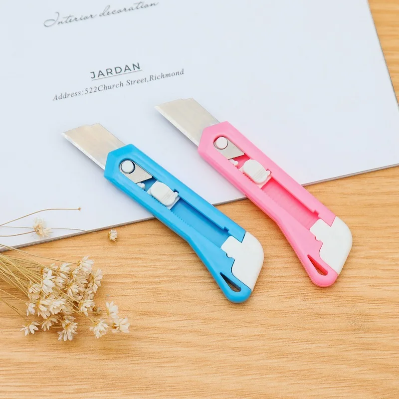 Портативный мини-настенный бумажный ящик для ножей-открывающийся нож чехол для телефона DIY инструмент для студентов Детские принадлежности нож для резки бумаги в принтере