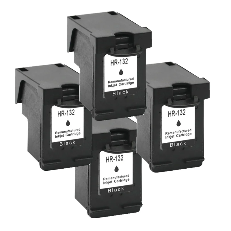4 BLACK Чернильный картридж для 132 XL 132XL HP132 HP132XL PHOTOSMART 8039 8049 8050 8053 8100 8150 8153 8400 8450 8453 струйный принтер - Цвет: 4 BLACK