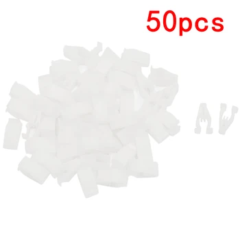 

50Pcs 6mm Hole White Plastic Car Instrument Panel Dashboard Rivet Retainer Clip Buckle Trim Radios Dashboard Spinal Lock