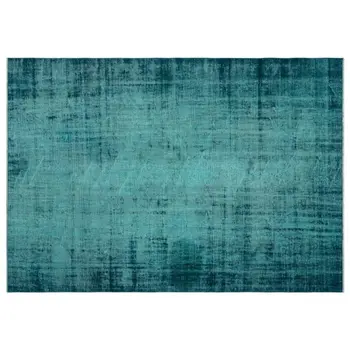 

Handmade Turquoise Vintage Overdyed Turkish Area Rug 193x278 Cm-6'4''X9'1''
