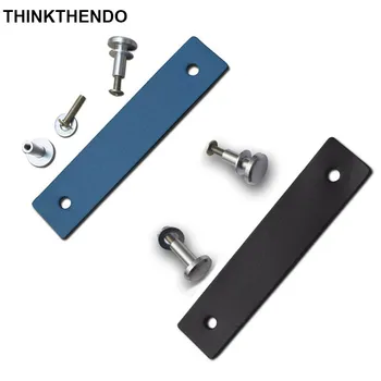 

European Style Artificial Leather Drawer Pulls Vintage Wardrobe Cabinet Handle Knobs with Screws DIY Suitcase Accessory