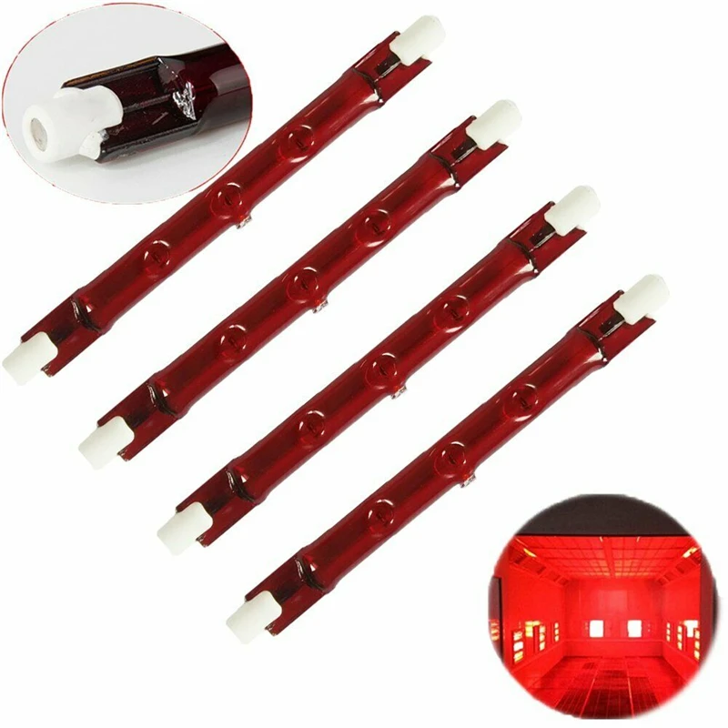 500W Red R7 IR Infrared Halogen Outdoor Parasol Heater Tube Bulb Lamp