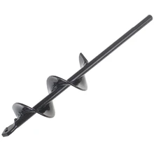 1 шт. 225x40 мм садовый плантатор спиральное сверло Цветочная лампа шестигранный вал шнек Садоводство постельные принадлежности посадочный пост отверстие экскаватор инструменты