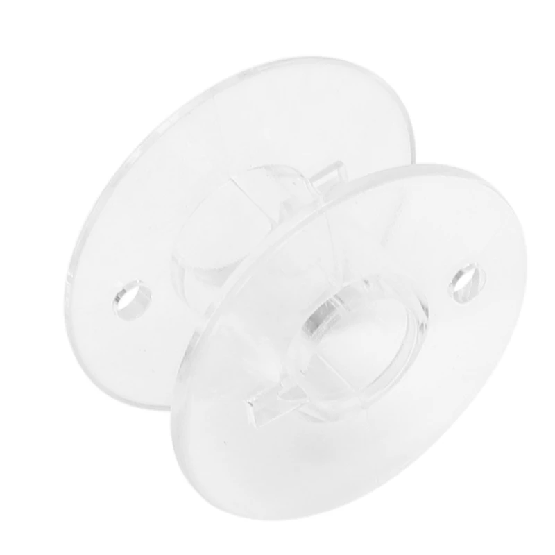 

10pcs Clear Sewing Machine Bobbins Spools Empty Bobbins Spools Plastic Storage Box For Home Sewing Accessories Tools