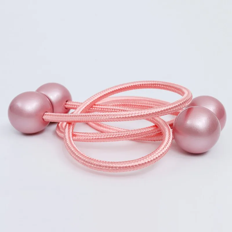 Cute Candy Color Curtain Tie Band Magnet Curtains Buckles with Magnet Curtain Buckle Holder Tieback Curtain Supplies 2Pcs H1 x