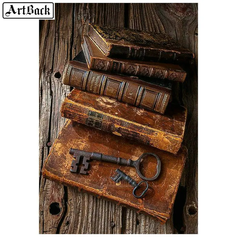 5d алмазная живопись книга Иконка ключа полноразмерная Алмазная мозаика из смолы