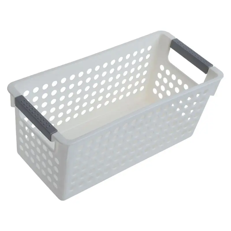 Легко-японский стиль штабелируемые пластиковые корзины для хранения/ящики Органайзер фруктовые игрушки одежда бардачок корзина для хранения мусора
