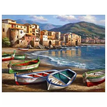 

Home Decoration Painting Oil Painting 40 * 50cm-TCR3048 DIY Digital Oil Painting 40 * 50CM Hand-painted