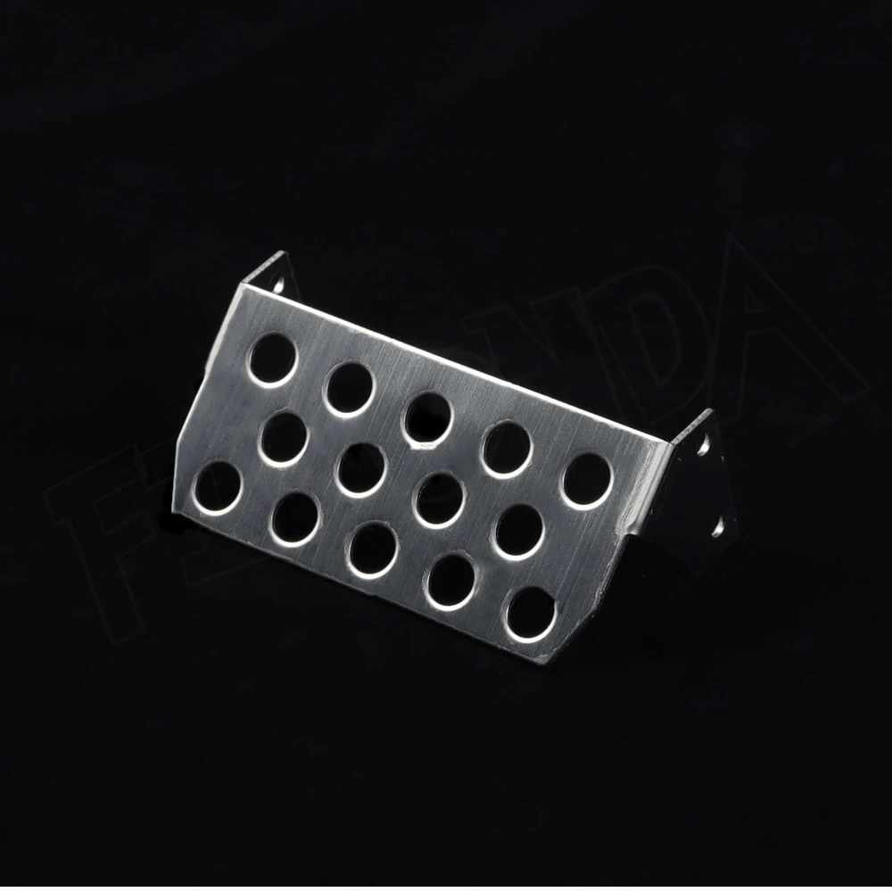 4pcs SCX10 Chassis Armor Axle Stainless Steel Protector Plate for 1/10 RC Crawler Car Axial SCX10 II 90046 Metal Upgrade Parts