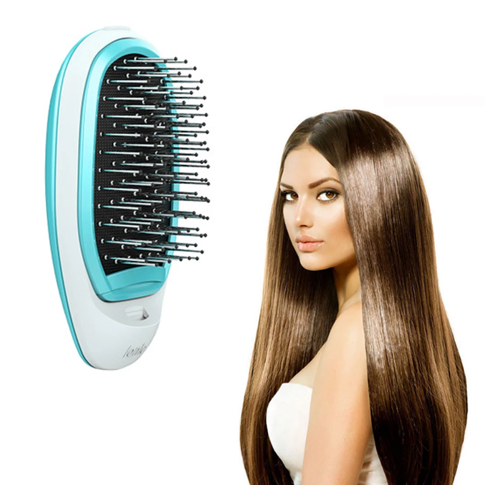 

6 Colors Portable Electric Ionic Brush Care Beauty Anion Comb Scalp Massage Antistatic Comb Salon Styling Hair Care Tool