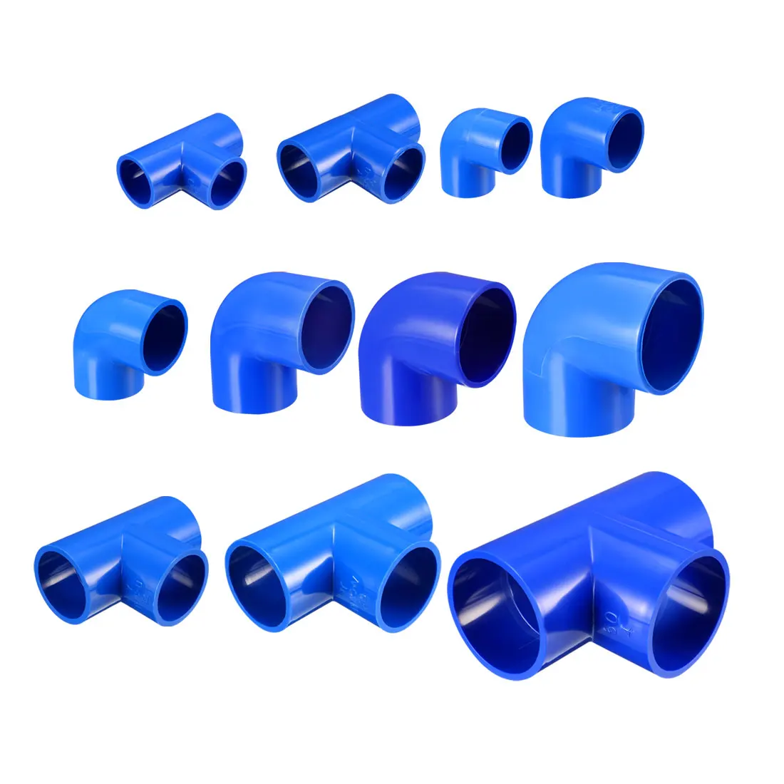 uxcell 50mm Slip 90 Degree PVC Pipe Fitting Elbow Coupling Adapter Blue 2 Pcs uxcell 50mm Slip 90 Degree PVC Pipe Fitting Elbow Coupling Adapter Blue 2 Pcs