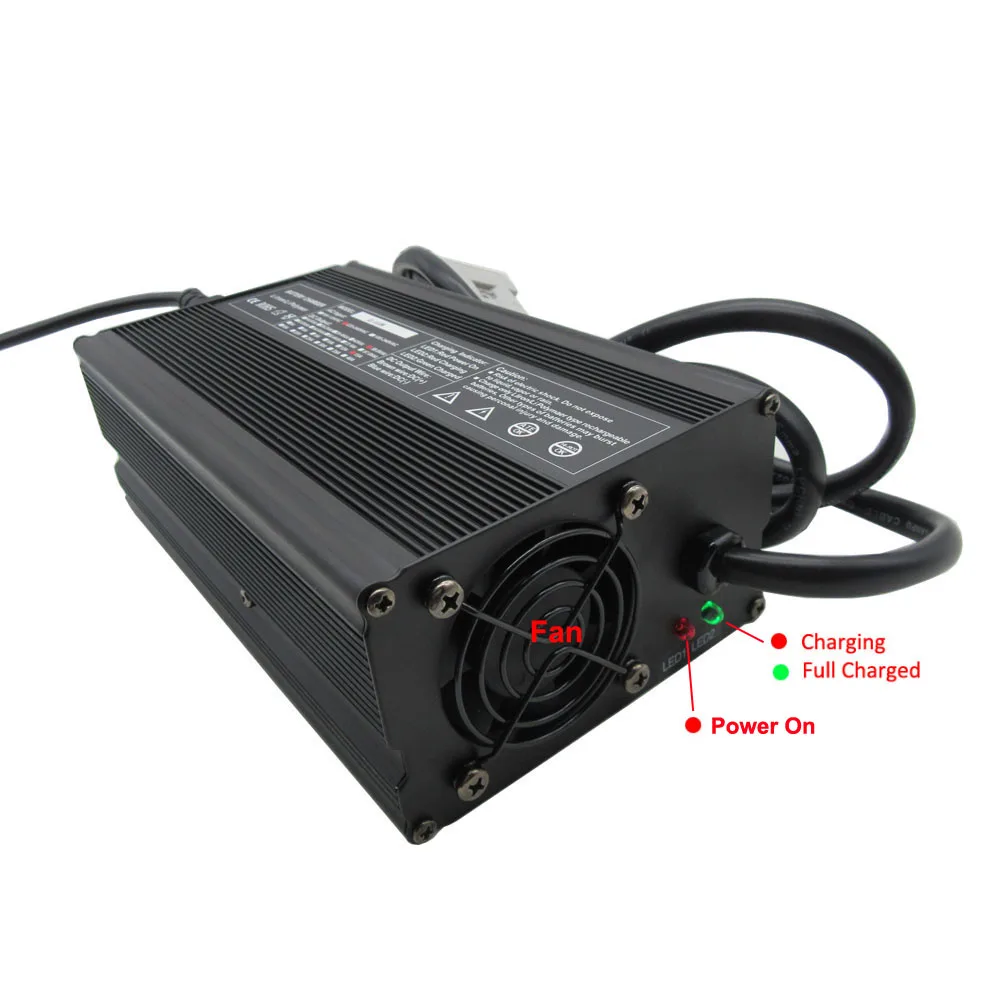 900W 72V 10A LiFePO4 Fast Charger Output 87.6V 10A Used for 72V 24S LFP LiFePO4 Battery Pack Ebike forklift motorcycle