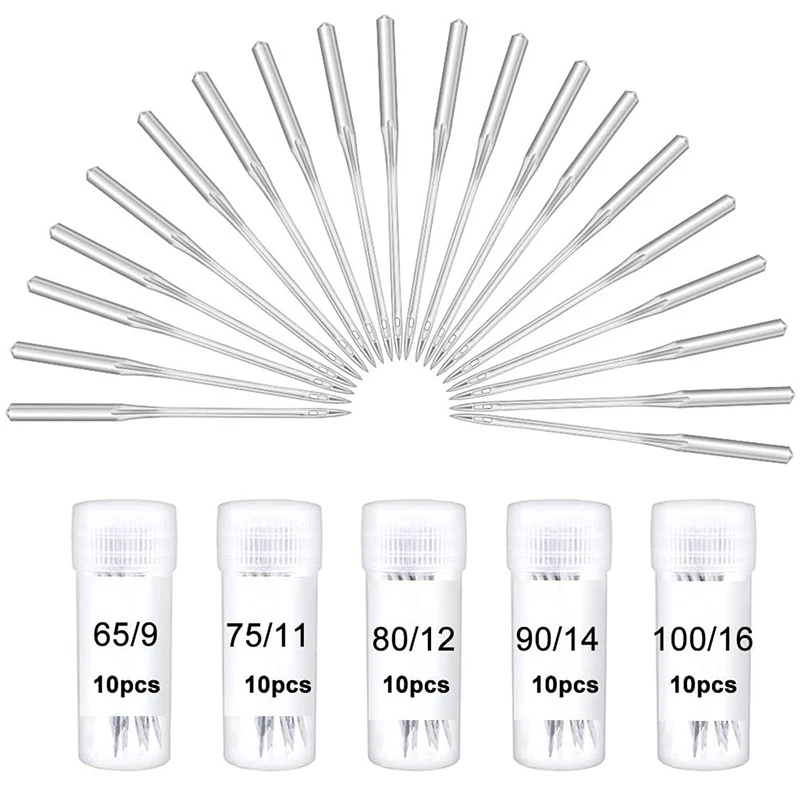 10Pcs Household Sewing Machine Needle Sharp Universal Regular Point For Singer Brother Accessories | Дом и сад