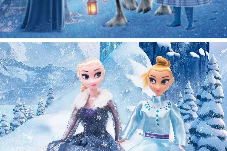 Disney Frozen 30 см Кукла Эльза Анна Boneca с красивой одеждой Снежная королева высокое качество игрушки принцесса Анна и Эльза для девочек подарок