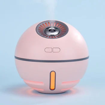 

4 in 1 Multi-functional Space Ball Humidifier Mobile Power Bank Small Fan Night Light Aroma Diffuser Cool Mist Maker