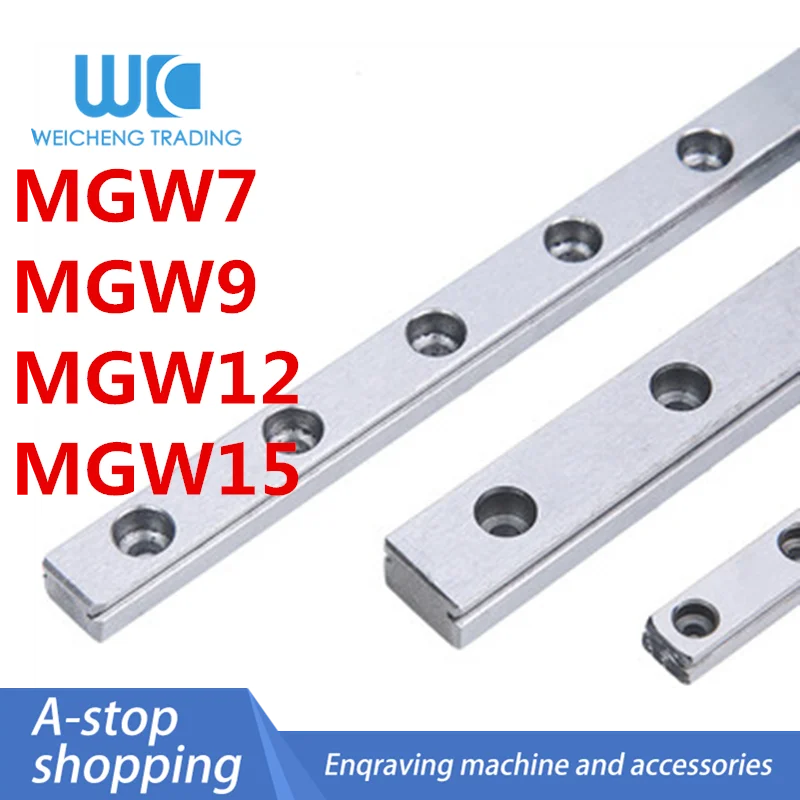 Миниатюрная линейная направляющая MGW для 3D принтера MGW7 MGW9 MGW12 MGW15 L 100 350 400 500 600 800 1000