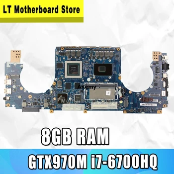 شراءGL502VT اللوحة الأم لشركة آسوس ROG GL502VT اللوحة الأم للكمبيوتر المحمول GTX970M-3GB I7-6700HQ 8GB RAM