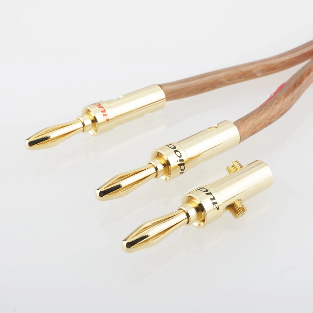 12pcs Hifi Audio Gold Plated Banana Plug Connector Adapter for DIY Hifi