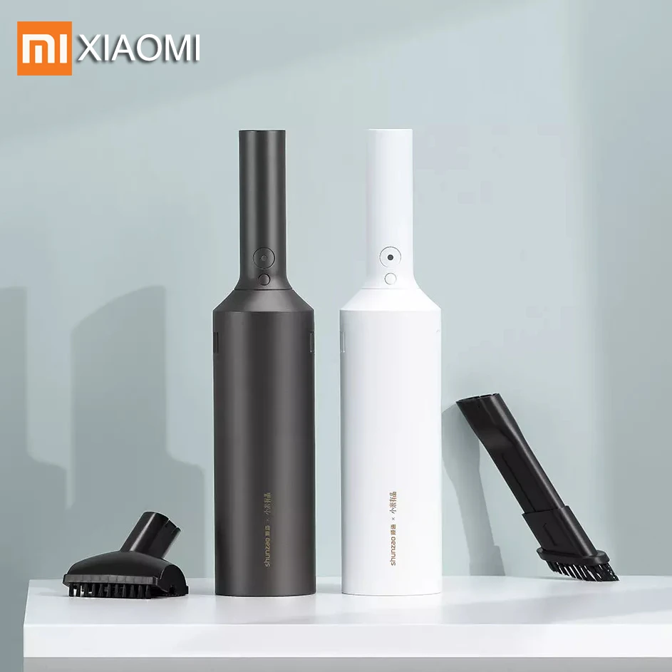 Беспроводной портативный автомобильный ручной пылесос Xiaomi MIJIA Shunzao Z1/Z1 Pro 7000 Па/15500