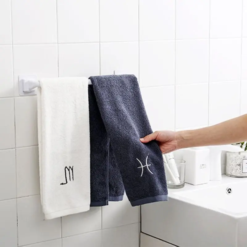 Самоклеющиеся настенные ванная комната полотенца Бар Полка держатель Туалет Рулон бумага вешалка D5BD