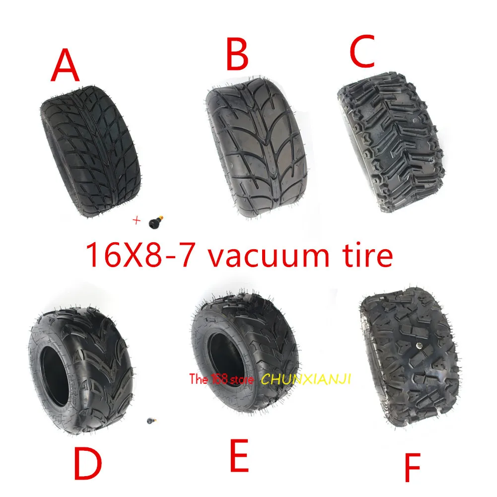 Шина бескамерная для картинга 16x8 7 дюймов износостойкая 16*8 7(200/55 7)|Покрышки| |