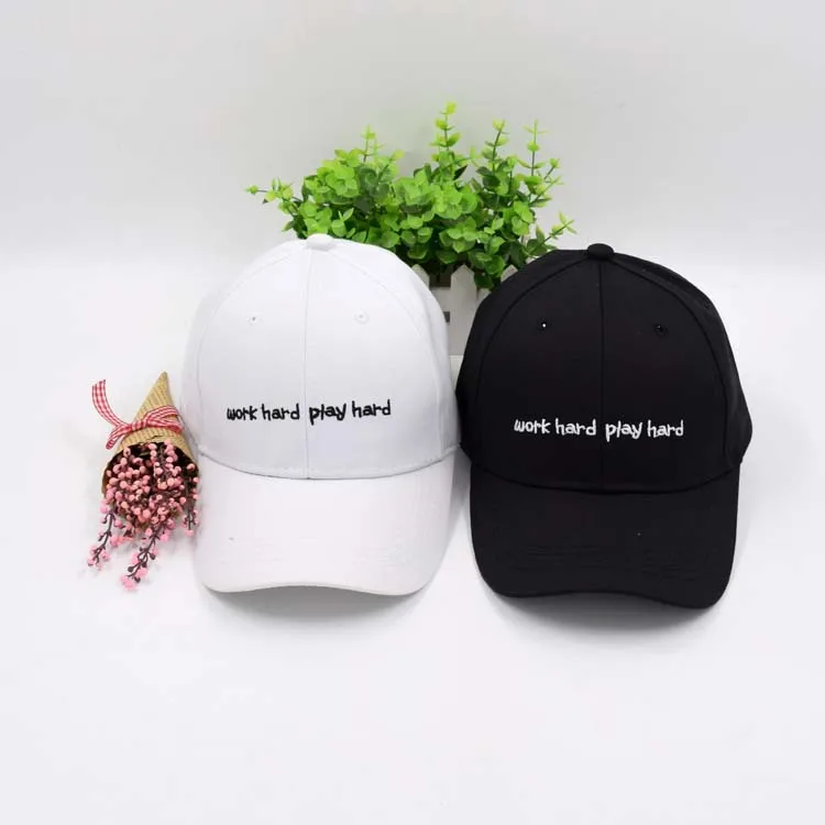 

Men's Women's Cotton Baseball Cap Korean-style Lettered Casual Outdoor Sun Protection Hat Wholesale Customizable Curved Brim Man