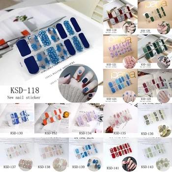 

LADY KINDOM 3D Bronzing Stars and Moon Series Nail Art Sticker Nail Polish Strips Waterproof Nail Patch Environmental Nail Wraps
