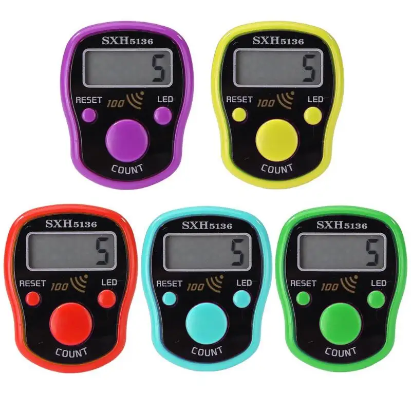

Portable Electronic Digital Counter Mini LCD Hand Held Finger Ring Tally Counter