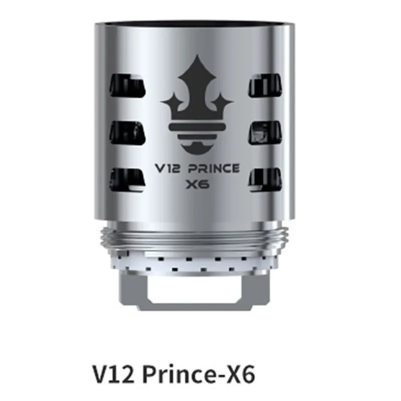 V12 Prince Coil RBA Q4 M4 X6 T10 головка катушка сетчатый ремешок ядро стекло для V12 Prince Tank Mag электронная сигарета Vape