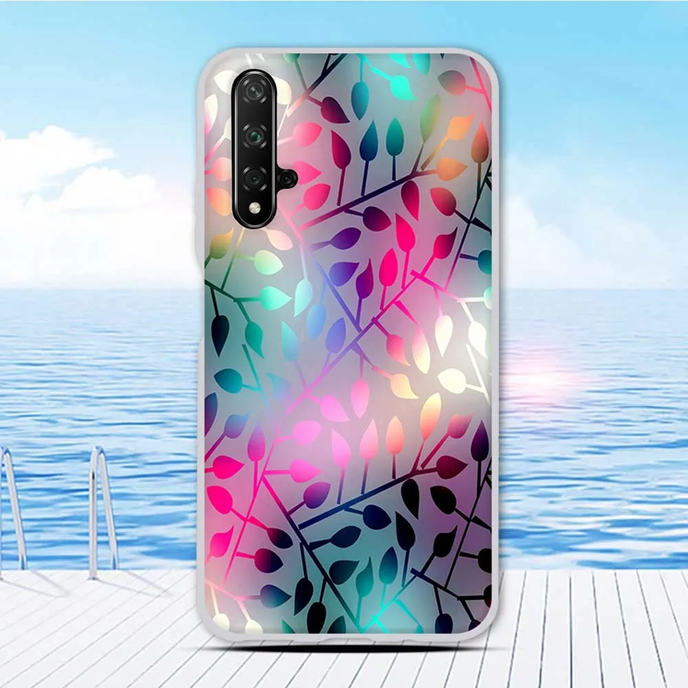 Чехол Funda 6,26 дюйма для huawei nova 5 T, силиконовый чехол для Honor 20, чехол с животным принтом, чехол для Honor 20 S, чехол для телефона, бампер - Цвет: 26