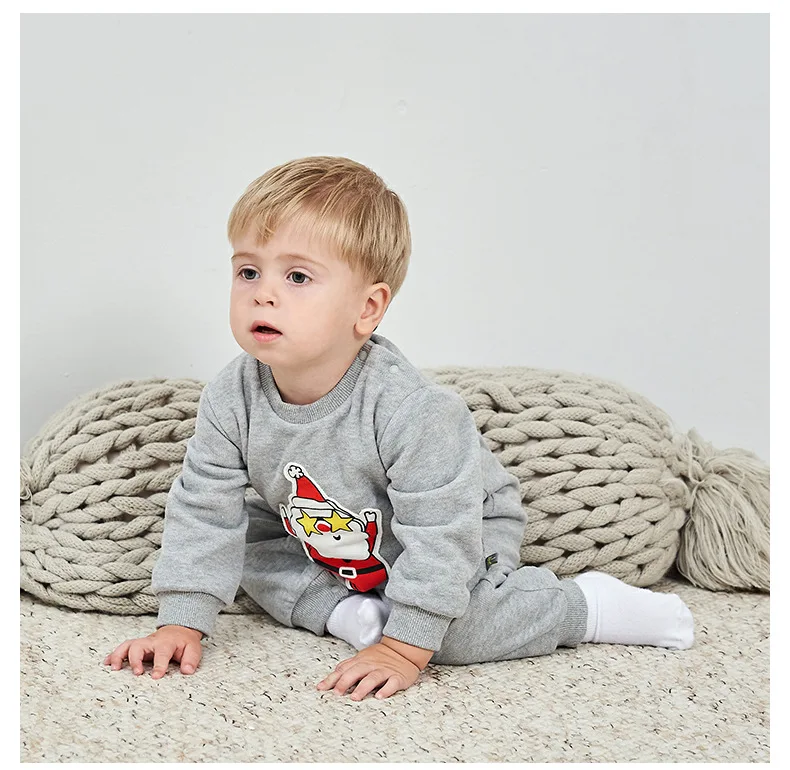 Одежда для новорожденных; Новинка г.; модная Рождественская одежда; комбинезоны для малышей; плотный альпинистский костюм для маленьких мальчиков и девочек; зимняя Рождественская одежда