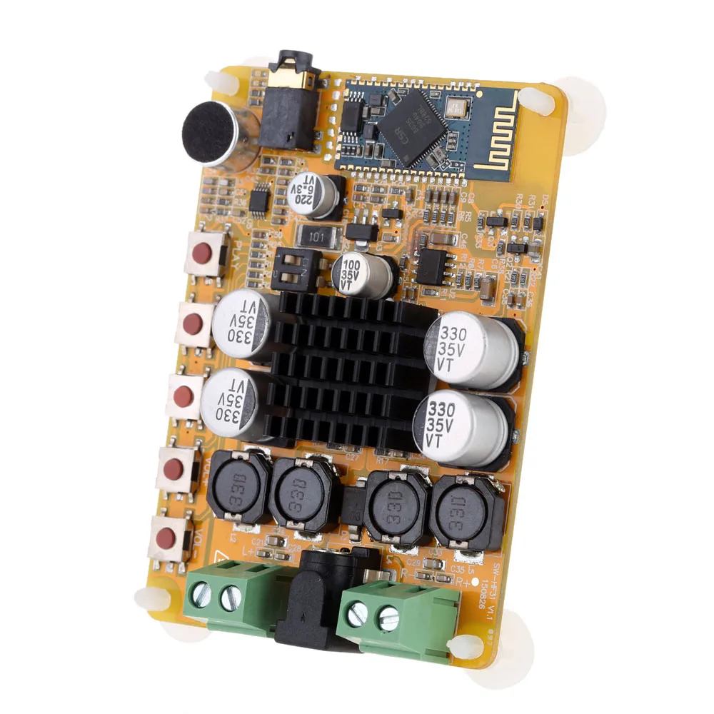 

TDA7492 Wireless Bluetooth 4.0 2*50W 2-channel Audio Receiver Stereo Digital Power Amplifier Board Module