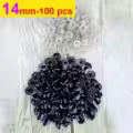 14mm-100pcs-Black