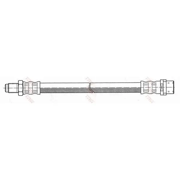 Шланг тормозной задний L 226\ Audi A4 all 94-01 TRW PHB318