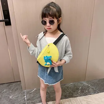 

New Children's Belt Bag Lovely Kids Fanny Pack Shoulder Girl Crocodile Travel Kidney Bag Pouch Girl Banana Bags Crossbody Bag