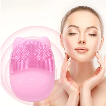 

Electric Vibration Facial Cleansing Device Skin Remove Blackhead Pore Cleanser Face Scrub Washing Brush Makeup Tool
