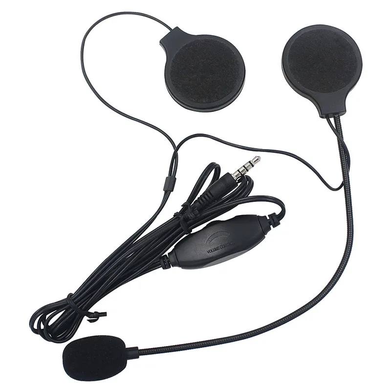 Intercom Headphone Helmet Headset with Microphone Interphone Stereo Earphone Answer the Phone JHP Best