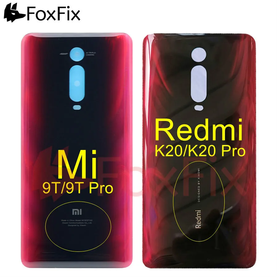 Новинка для Xiaomi Mi 9T Задняя крышка из стекла батареи Redmi K20 Pro задняя корпуса 9t