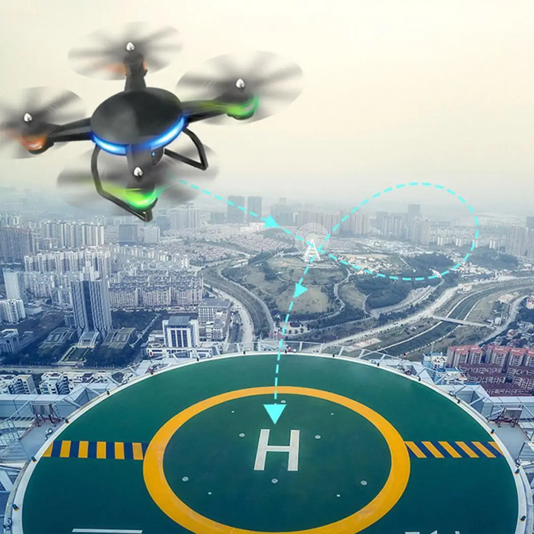 2,4G RC Дрон вертолет с камерой пульт дистанционного управления Квадрокоптер самолет игрушка