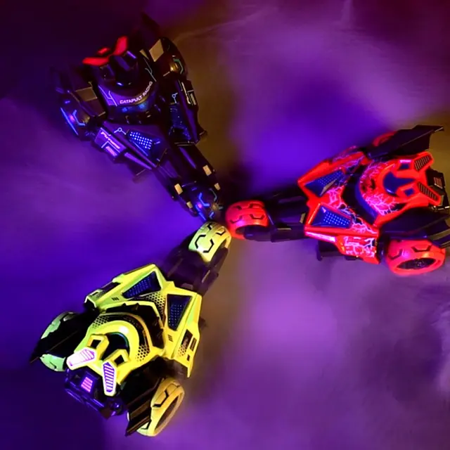 Pull Back Car 1:32 Alloy Car Ejection Three-in-one Racing Light Music Stunt Motorcycle Light Gift Toys 5