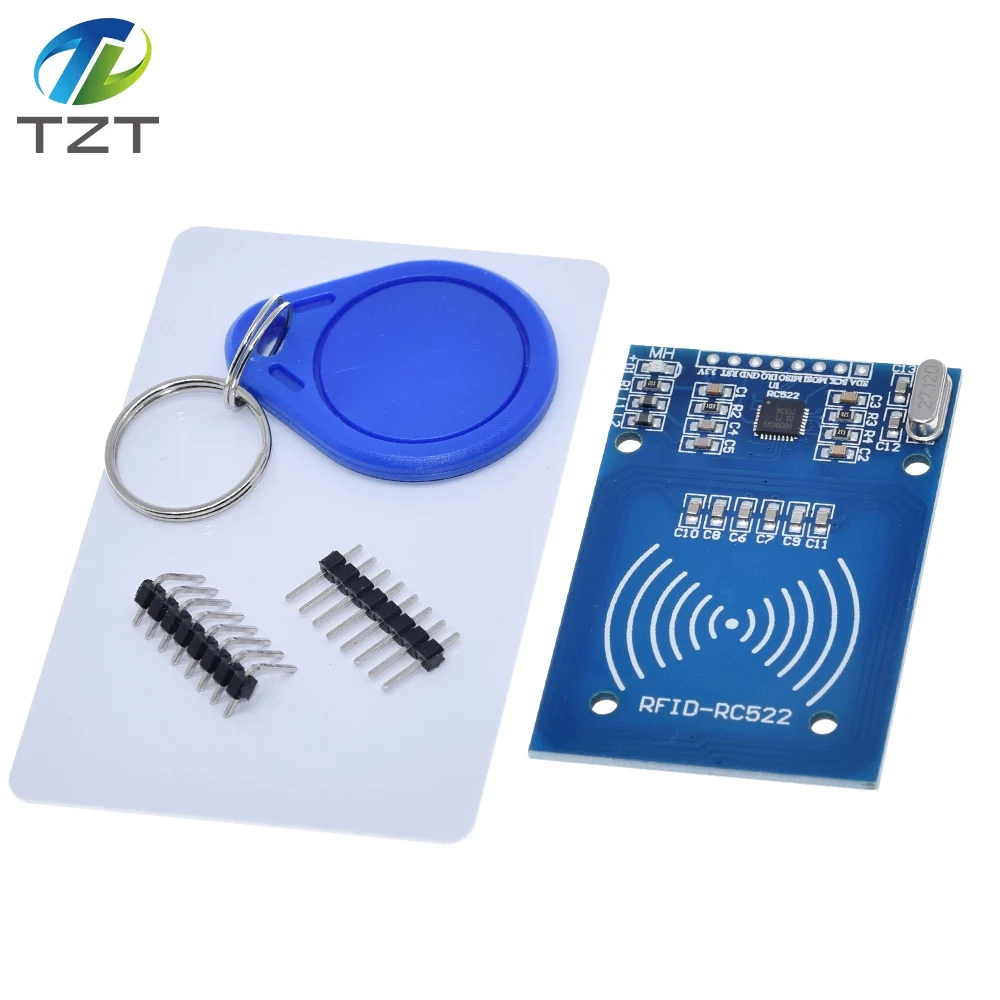 1 шт. MFRC-522 RC-522 RC522 антенна RFID IC беспроводной модуль для Arduino IC ключ SPI писатель считыватель IC карты Бесконтактный модуль