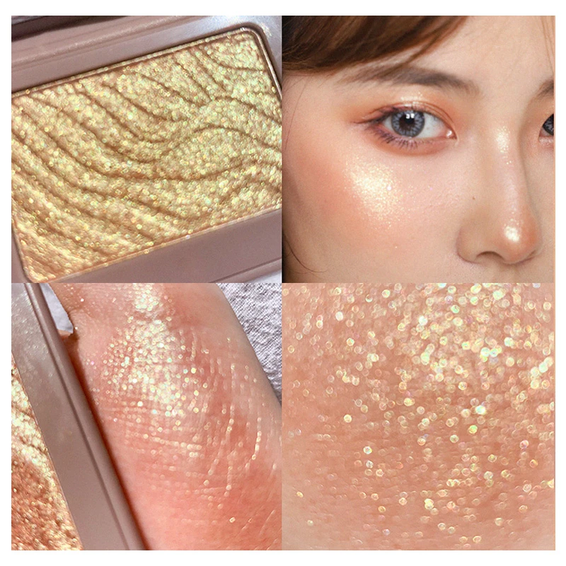 Макияж хайлайтер пудра палитра бронзер Румяна мерцающее лицо консилер с блеском