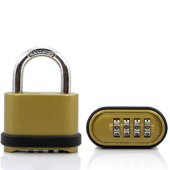 

Waterproof Rustproof 4 Digit Combination Bottom Password Padlock Fence Warehouse