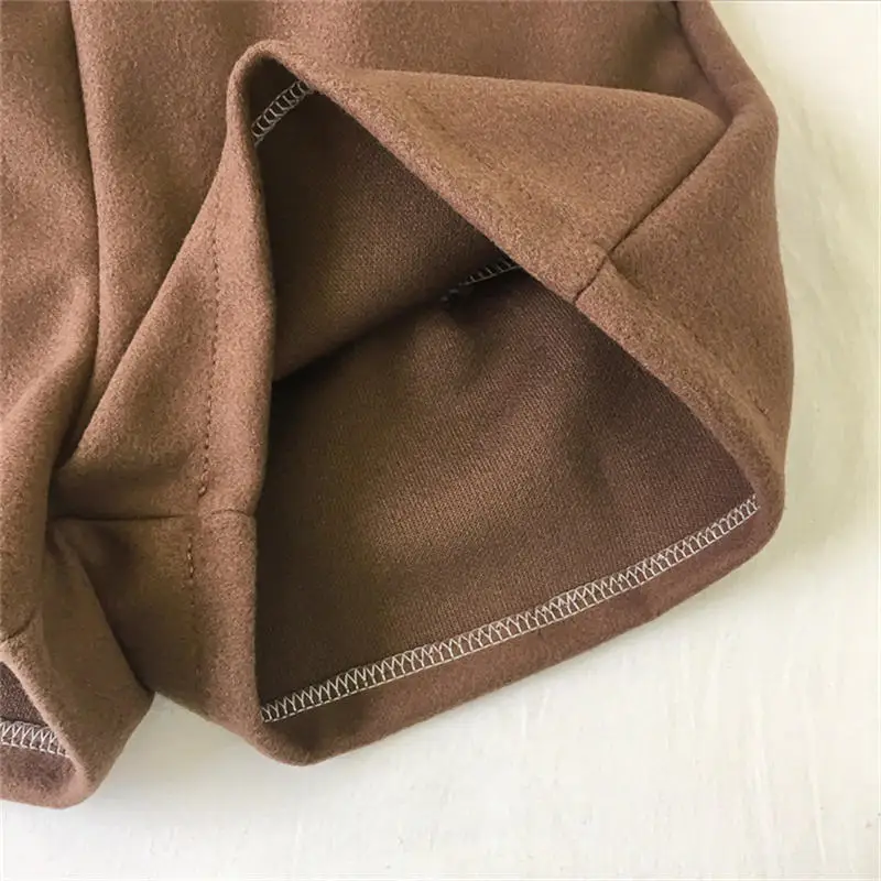 Женские шерстяные шорты больших размеров 4XL, свободные осенне-зимние шорты с высокой талией, женская уличная одежда, теплые зимние женские шорты Q2126