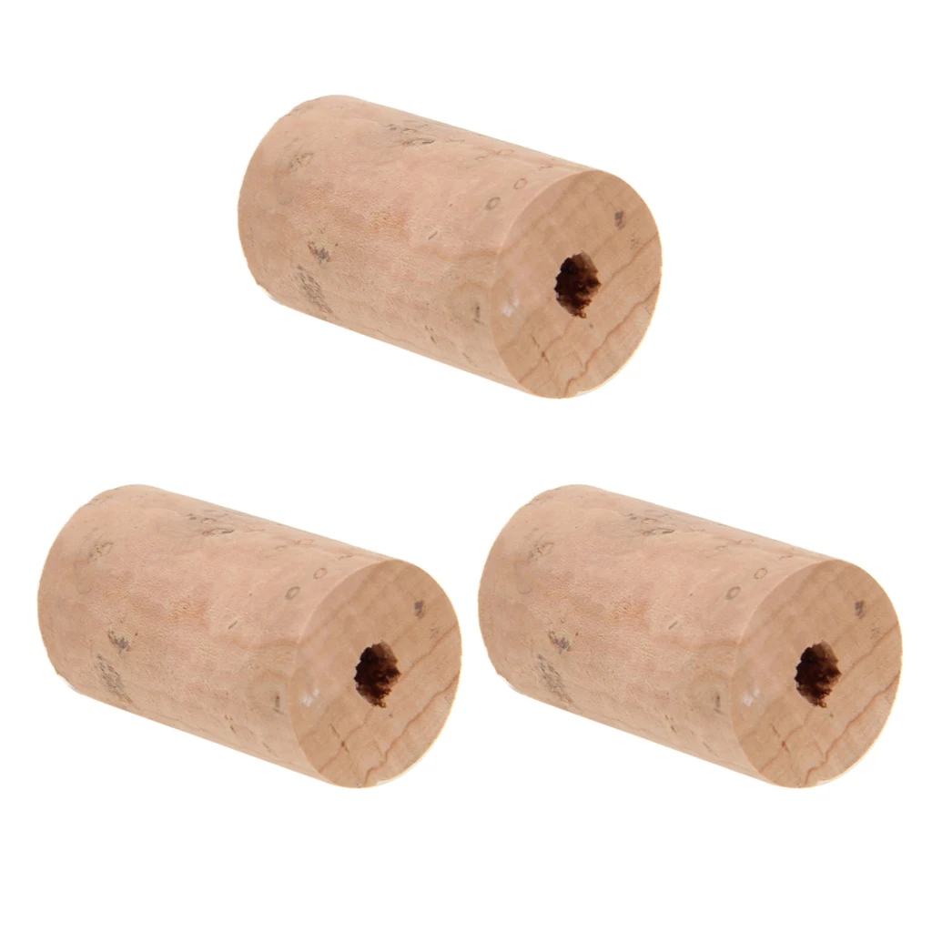 3 Pieces Flute Head Joint Cork for Woodwind Instrument Repair Parts